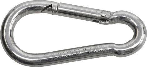 SWG 680 154 880 75 Tűzoltó karabiner horganyzott acél (H x Sz) 80 mm x 8 mm