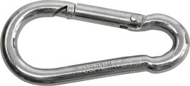 SWG 680 154 801 80 Tűzoltó karabiner horganyzott acél (H x Sz) 100 mm x 10 mm