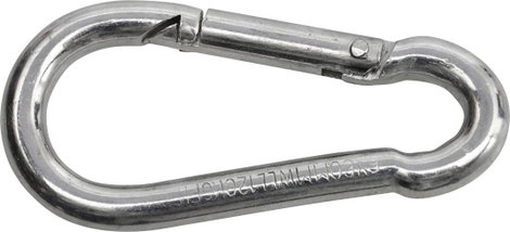 SWG 680 154 801 80 Tűzoltó karabiner horganyzott acél (H x Sz) 100 mm x 10 mm