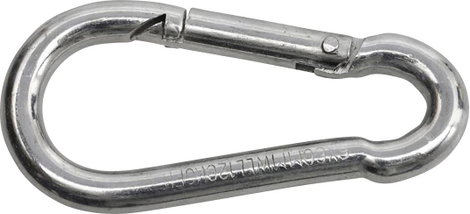 SWG 680 154 890 80 Tűzoltó karabiner horganyzott acél (H x Sz) 90 mm x 9 mm