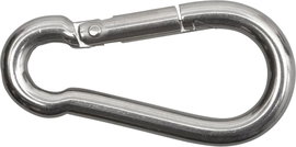 SWG 680 304 005 80 Tűzoltó karabiner rozsdamentes A4 (H x Sz) 50 mm x 5 mm