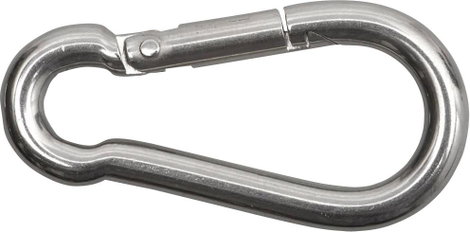 SWG 680 304 006 80 Tűzoltó karabiner rozsdamentes A4 (H x Sz) 60 mm x 6 mm