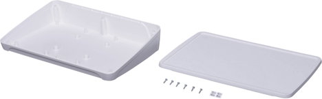Bopla BOP 10.1 PQ-9016 Pultos műszerdobozok 285 x 198 x 61.2 ABS Fehér (RAL 9016) 1 db 2. kép