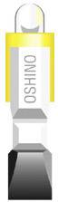 Oshino ODG01T5524PD LED-es jelzőlámpa Zöld T5.5 k 28 V 760 mcd bélyegkép