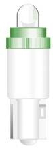 Oshino OD­G01WB­24PD LED-es jelzőlámpa Zöld W2x4.6d 28 V 760 mcd