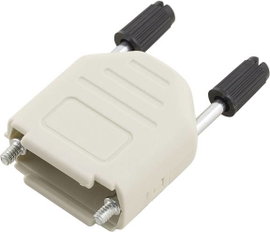 encitech DPPK09-DE-K 6353-0102-01 D-SUB ház Pólusszám: 9 Műanyag 180 ° Számítógép-szürke 1 db