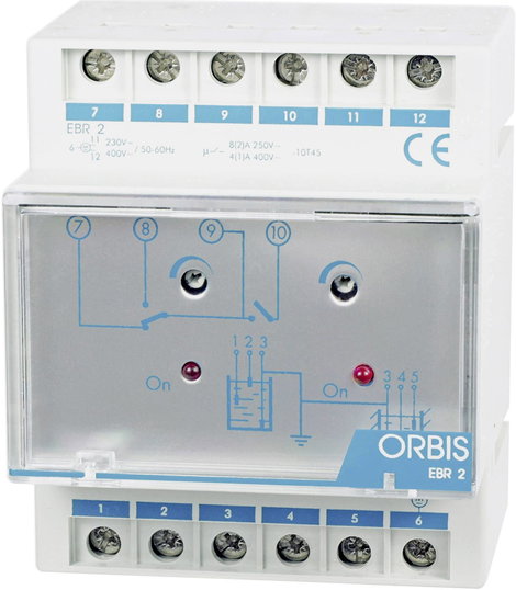 ORBIS Zeitschalttechnik Töltési szint érzékelő 1 db EBR-2 Üzemi feszültség: 230 V/AC, 400 V/AC (H x