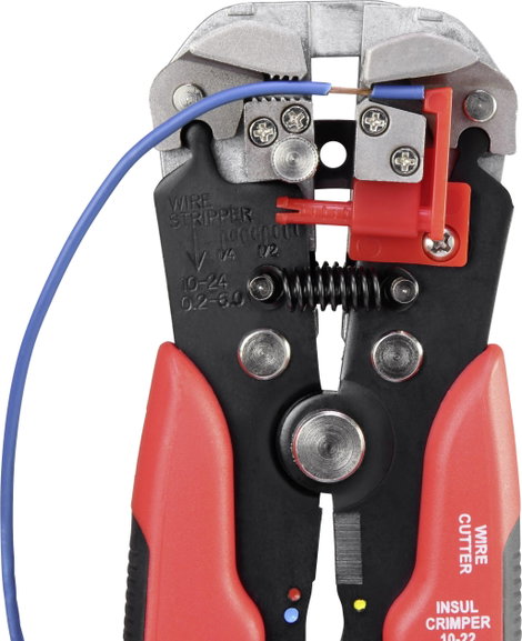 Automatikus krimpelő és csupaszoló fogó 0,15-6 mm² 26-10 AWG Toolcraft TO-4861944 3. kép