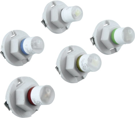Signal Construct MWTB8464 LED-es jelzőlámpa Fehér B8.0-12 (EBSR/BAX) hasonló 24 V/AC, 24 V/DC 600 mc 2. kép