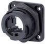 Metz Connect Ipar IP67 V1 1401013302KE Peremes ház Fekete 1 db bélyegkép