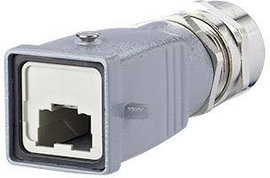Metz Connect METZ CONNECT Ipar IP67 V5 1401065000ME Hüvely ház Szürke 1 db