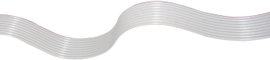 econ connect 28AWG10GR Szalagkábel Raszterméret: 1.27 mm 10 x 0.08 mm² Szürke 30.50 m