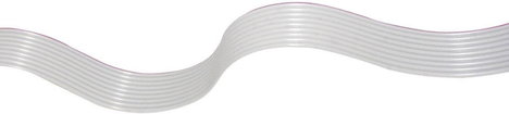 econ connect 28AWG10GR Szalagkábel Raszterméret: 1.27 mm 10 x 0.08 mm² Szürke 30.50 m