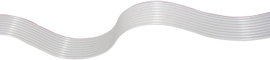 econ connect 28AWG8GR Szalagkábel Raszterméret: 1.27 mm 8 x 0.08 mm² Szürke 30.50 m