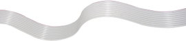 econ connect 28AWG4GR Szalagkábel Raszterméret: 1.27 mm 4 x 0.08 mm² Szürke 30.50 m