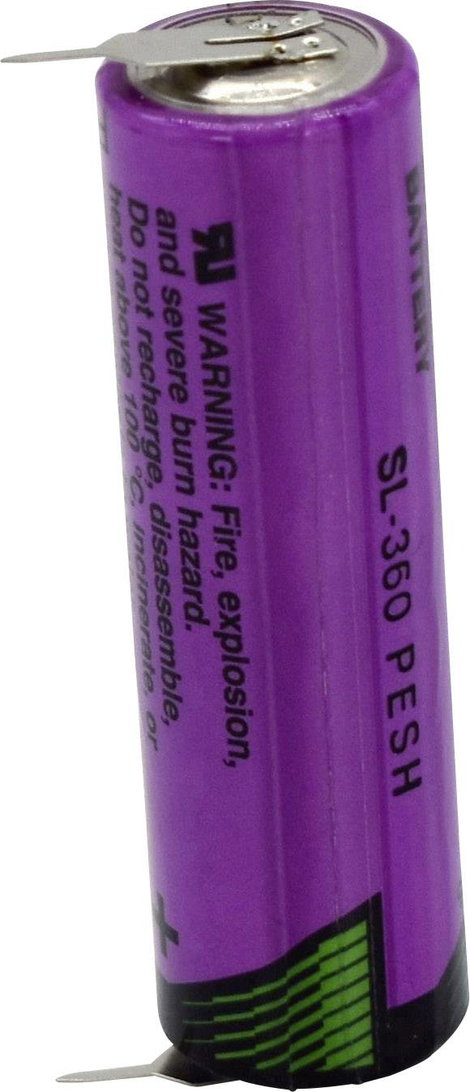 Tadiran Batteries SL 360 PR Speciális elem Ceruza (AA) U forrtüskék Lítium 3.6 V 2400 mAh 1 db