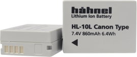 Hähnel Fototechnik HL-10L Kamera akku Megfelelő eredeti akku (kamera) NB-10L 7.4 V 860 mAh