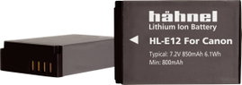 Hähnel Fototechnik HL-E12 Kamera akku Megfelelő eredeti akku (kamera) LP-E12 7.2 V 850 mAh