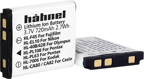 Hähnel Fototechnik HL-F45 Kamera akku Megfelelő eredeti akku (kamera) NP-45, NP-45A, NP-45S 3.7 V 72