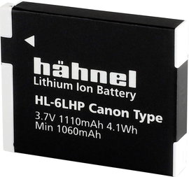 Hähnel Fototechnik HL-6LHP Kamera akku Megfelelő eredeti akku (kamera) NB-6L, NB-6LH 3.7 V 1110 mAh