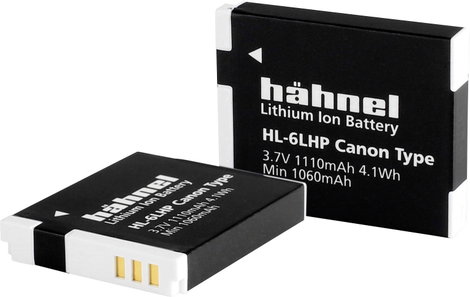 Hähnel Fototechnik HL-6LHP Kamera akku Megfelelő eredeti akku (kamera) NB-6L, NB-6LH 3.7 V 1110 mAh 2. kép