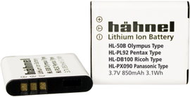 Hähnel Fototechnik HL-50B Kamera akku Megfelelő eredeti akku (kamera) LI-50B, Li-52B, D-LI92, DB-100