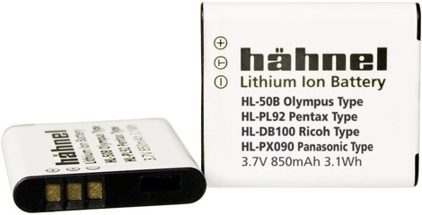 Hähnel Fototechnik HL-50B Kamera akku Megfelelő eredeti akku (kamera) LI-50B, Li-52B, D-LI92, DB-100