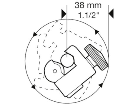 Rothenberger Csővágó MINICUT II PRO 70402 4. kép