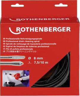 Rothenberger 72412 Csőtisztító tengely 7.5 m Átmérő 8 mm