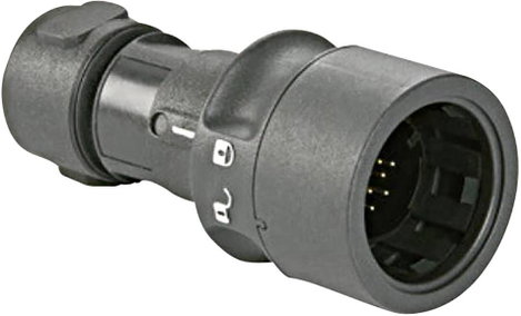 Bulgin PXP6010/16S/CR/0910 Kerek összekötő Csatlakozóaljzat, egyenes Össz pólusszám: 16 Sorozat (ker
