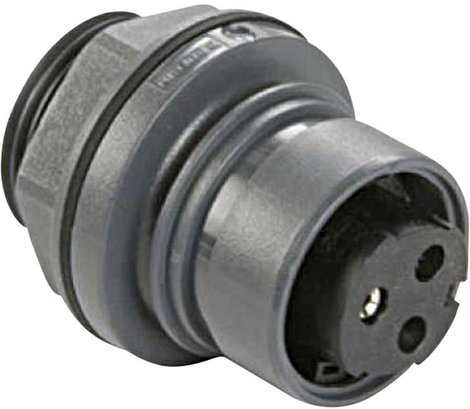 Bulgin PXP6012/02P/CR Kerek összekötő Dugó, beépíthető Össz pólusszám: 2 Sorozat (kerek csatlakozók)