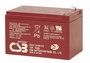 CSB Battery EVH 12150 Ólomakku 12 V 15 Ah Ólom-vlies (AGM) (Sz x Ma x Mé) 151 x 102 x 98 mm 6,35 mm- 2. bélyegkép