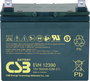 CSB Battery EVH 12390 Ólomakku 12 V 39 Ah Ólom-vlies (AGM) (Sz x Ma x Mé) 196 x 178 x 155 mm M6 csav bélyegkép