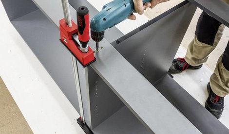 Belső bilincs REVO KRE Bessey KRE30-2K Szorítási szélesség (max.):390 mm Visszavonás:95 mm 8. kép