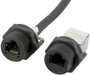 W & P Products RJ-45 csavaros reteszelő aljzatok a ház szereléséhez, Cat 5e, IP67 W654-1-7-1 RJ45 ku bélyegkép