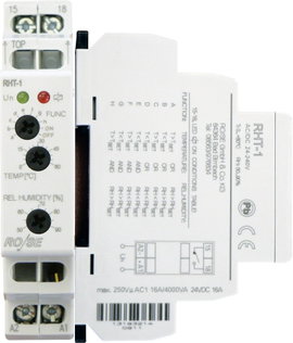 Kapcsolószekrény fűtésvezérlő, higro/termosztát 230 V 1 záró, Rose LM RHT-1