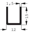 Fischer Elektronik 10019126 SK 12 25 SA-32 Hűtőtest 30 K/W (H x Sz x Ma) 25 x 12 x 15 mm SOT-32 2. kép