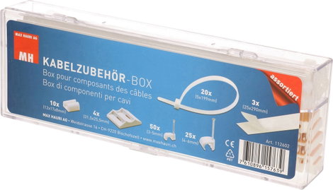 Max Hauri AG Max Hauri Kábeltartó rendszerező doboz 112602 1 db