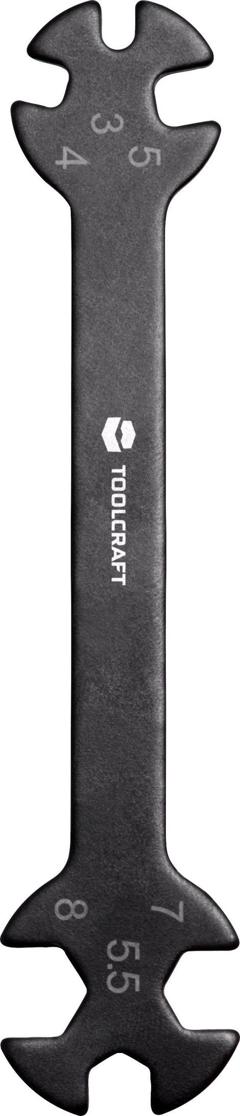 TOOLCRAFT TO-5693100 kettős gyűrűskulcs 3 - 8 mm 2. kép