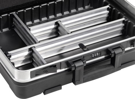 Univerzális szerszámkoffer, pilótatáska, üres, 445 x 515 x 260 mm, Toolcraft Go pockets TO-5702007 4. kép