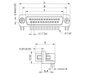 encitech DRB-15F-TBG-110 2103-2100-12 D-SUB hüvelyes kapocsléc 90 ° Pólusszám: 15 Forrcsúcsok 1 db T 2. bélyegkép
