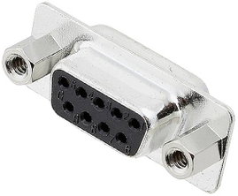 encitech DB09-SS-J 2101-0182-11 D-SUB hüvelyes kapocsléc 180 ° Pólusszám: 9 Forrasztókehely 1 db Tra