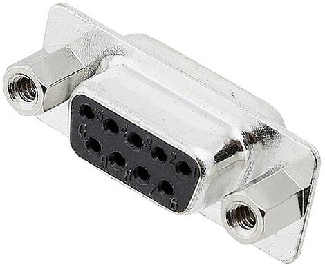 encitech DB09-SS-J 2101-0182-11 D-SUB hüvelyes kapocsléc 180 ° Pólusszám: 9 Forrasztókehely 1 db Tra