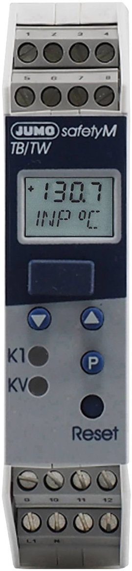 Jumo 506382 Hőmérséklet korlátozó (H x Sz x Ma) 125 x 22.5 x 109 mm