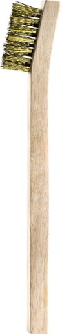 TOOLCRAFT Gyújtógyertya kefe Fa, Sárgaréz 200 mm 1 db 3. bélyegkép