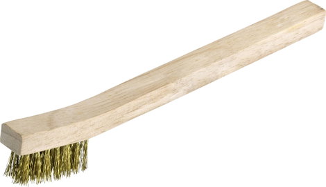 TOOLCRAFT Gyújtógyertya kefe Fa, Sárgaréz 200 mm 1 db 4. kép