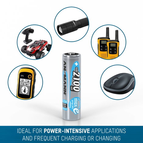 Ansmann maxE HR06 Ceruzaakku NiMH 2100 mAh 1.2 V 1 db 8. kép