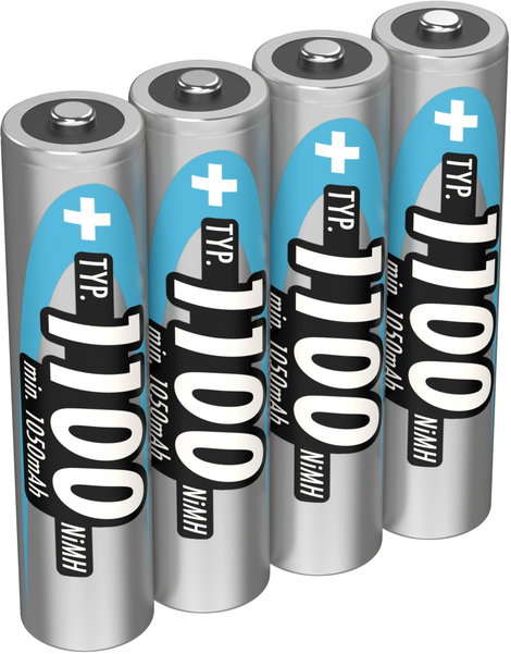 Mikroakku készlet NiMH AAA 1050 mAh 1,2 V 4 db, Ansmann HR03 5035232