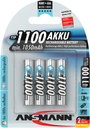 Mikroakku készlet NiMH AAA 1050 mAh 1,2 V 4 db, Ansmann HR03 5035232 4. bélyegkép