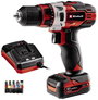 Einhell TE-CD 12/1 Li (1x2,0Ah) 4513590 Akkus fúrócsavarozó 12 V 2 Ah Lítiumion akkuval, Tartozékokk bélyegkép